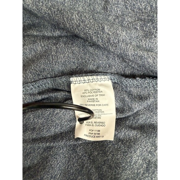 Rugby University Shirt Men Extra Large Blue V Neck Modern Preppy Short Sleeve XL - Picture 5 of 9